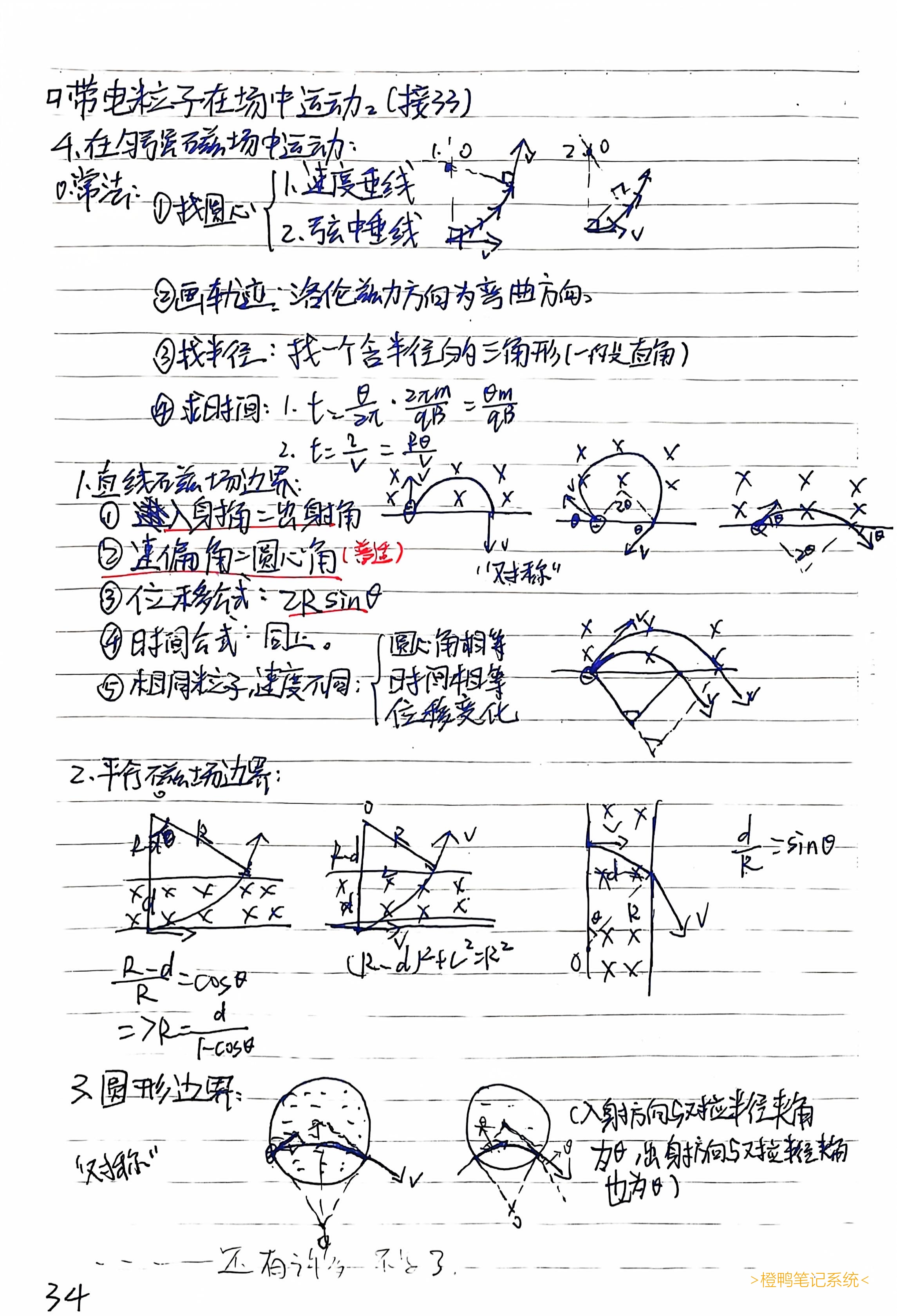带电粒子在场中运动